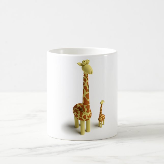 Mug Girrafe et girafe de bébé (Centre)