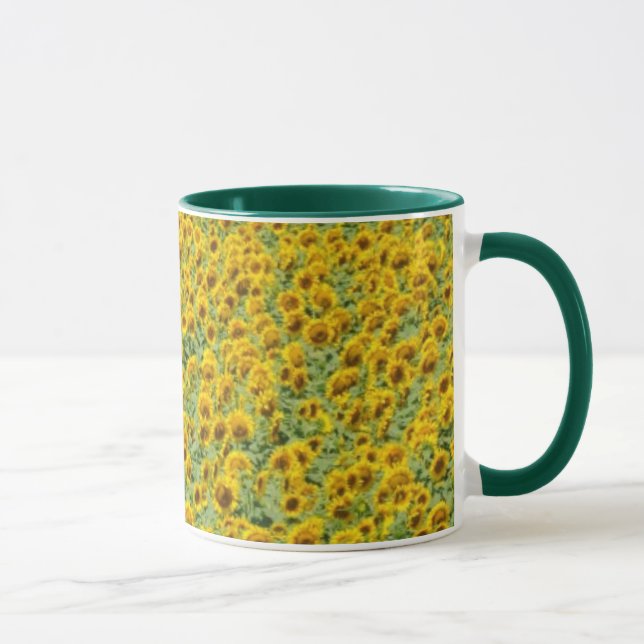 Mug Gisement jaune de tournesol (Droite)