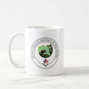 Mug Gîte de franc-maçonnerie de l'état de l'Indiana
