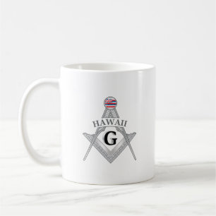 Mug Gîte de franc-maçonnerie de l'Etat d'Hawaii