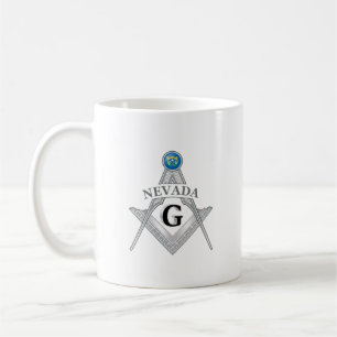 Mug Gîte de franc-maçonnerie de l'état du Nevada