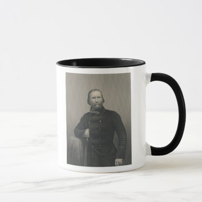 Mug Giuseppe Garibaldi, gravé par livre de D.J (Droite)