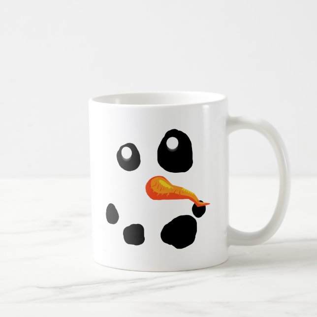 Mug Givré le sourire de bonhomme de neige (Droite)