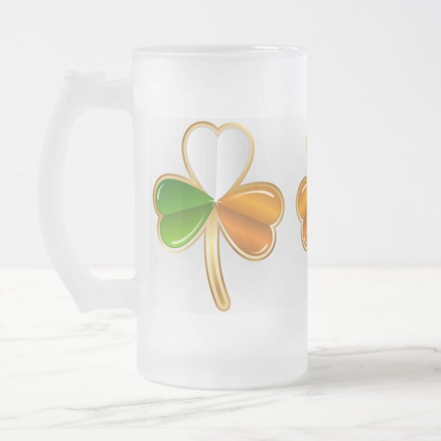 Mug givré Trèfle Irlandais (Gauche)