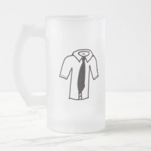 Mug givrée avec chemise noire et blanche avec Crav