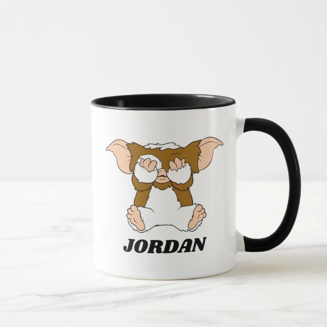 Mug Gizmo | Caractère comique mignon | Ajouter Votre N (Droite)