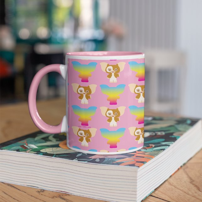 Mug Gizmo | Motif arc-en-ciel (Mug on book)