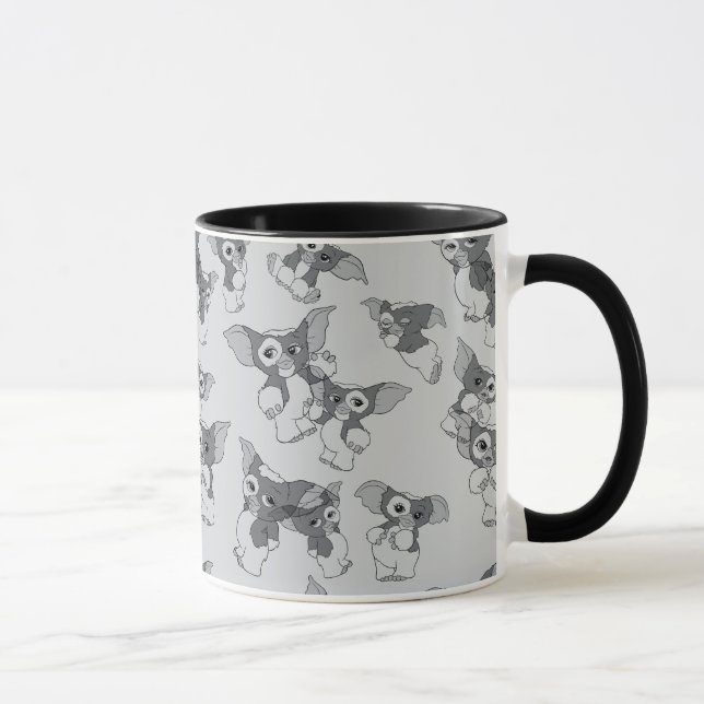 Mug Gizmo | Motif noir et blanc (Droite)