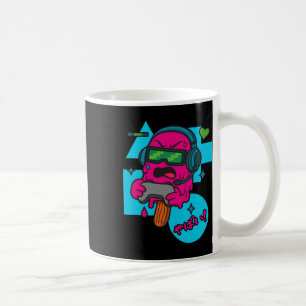 Mug Glace à l'eau Pixel Rage Gamer Drôle de crème glac