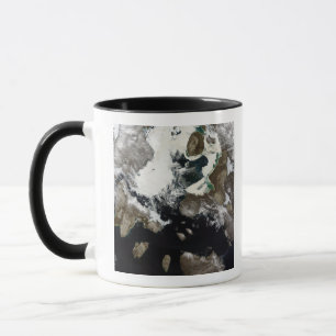 Mug Glace de mer et sédiment évidents dans Nunavut,