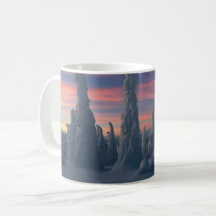 Mug Glace et neige Arbres couverts de neige, Laponie