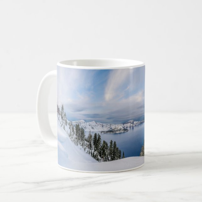 Mug Glace et neige | Crater Lake Oregon (Devant gauche)