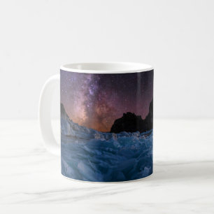 Mug Glace et neige Lac Baïkal, Sibérie, Russie