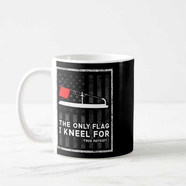 Mug Glace Pêche Drapeau de signalisation La seule bann (Gauche)
