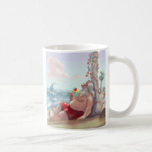 Mug glace père Noël de rasage