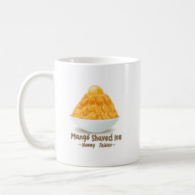 Mug Glace râpée à la mangue de Taïwan | Dessert d'été  (Gauche)