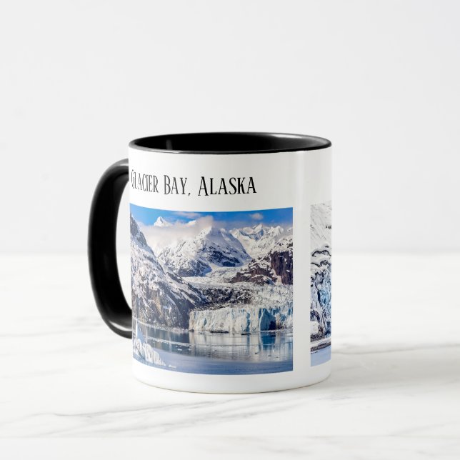 Mug Glacier Bay, Cruising Alaska, Glacier Lamplugh, (Devant gauche)