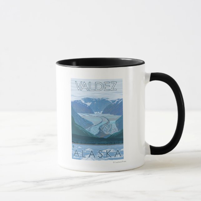 Mug Glacier Scene - Valdez, Alaska (Droite)