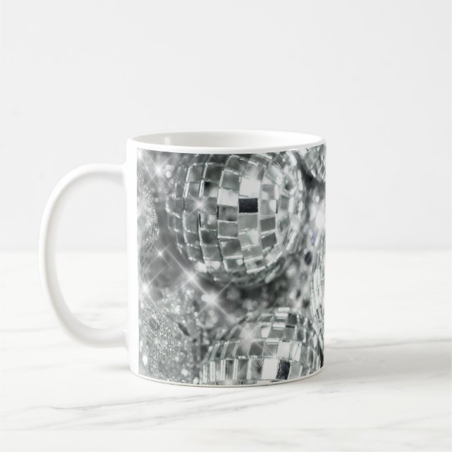 Mug Glam à balles disco #1 #retro #wall #art (Gauche)