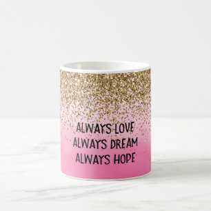 Mug Glam Glitzy Sparkle Parties scintillant Girl Dream