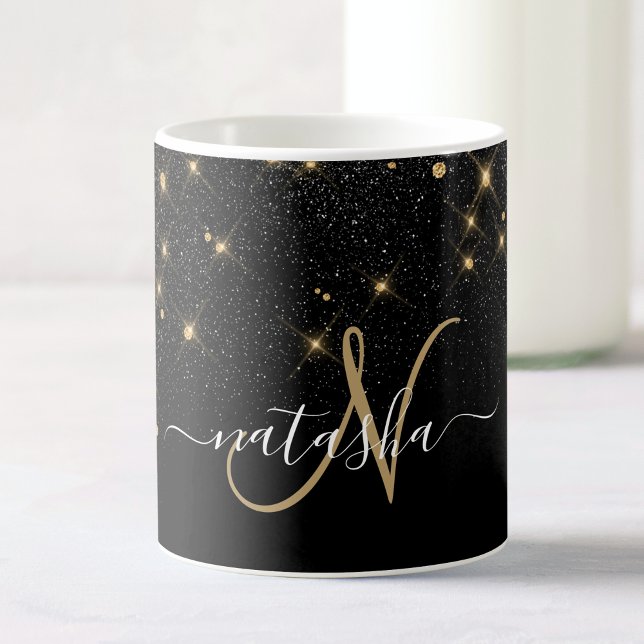 Mug Glam Parties scintillant or diamant étincelle Élég (Créateur téléchargé)