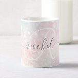Mug Glam Parties scintillant rose Pastel Motif fille<br><div class="desc">Personnalisez facilement ce joli motif de parties scintillant de livre rose avec votre nom et/ou monogramme personnalisés.</div>