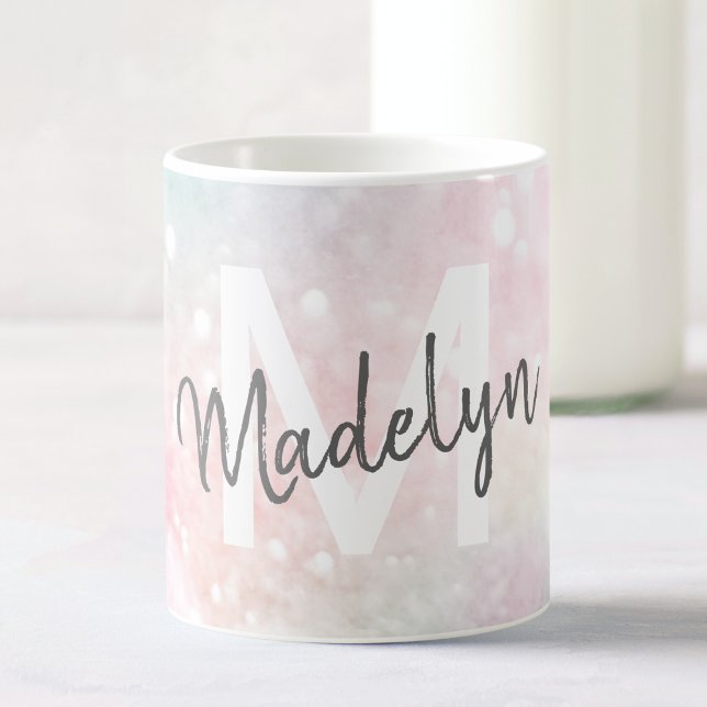 Mug Glam Parties scintillant rose Pastel Motif fille (Créateur téléchargé)