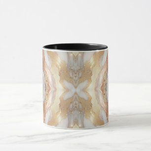 Mug Glam Rose Gold Luxueux Marble Butterfly tendance