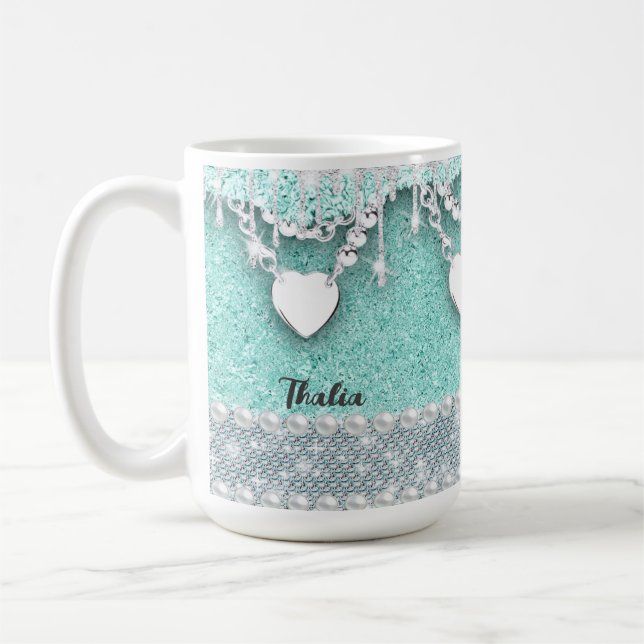 Mug Glam Sparkle Grunge (Gauche)