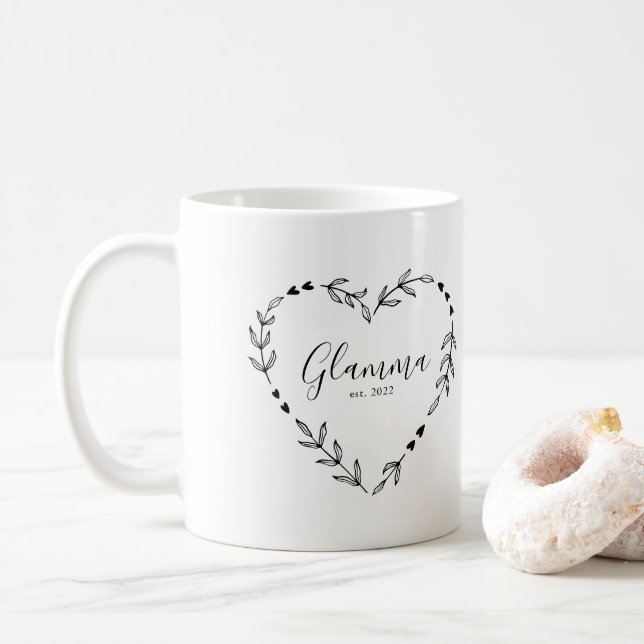 Mug Glamma Année Établi  (Avec donut)