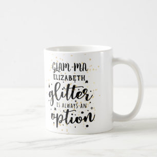 Mug GLAMMA Glamour Grandma Parties scintillant Toujour