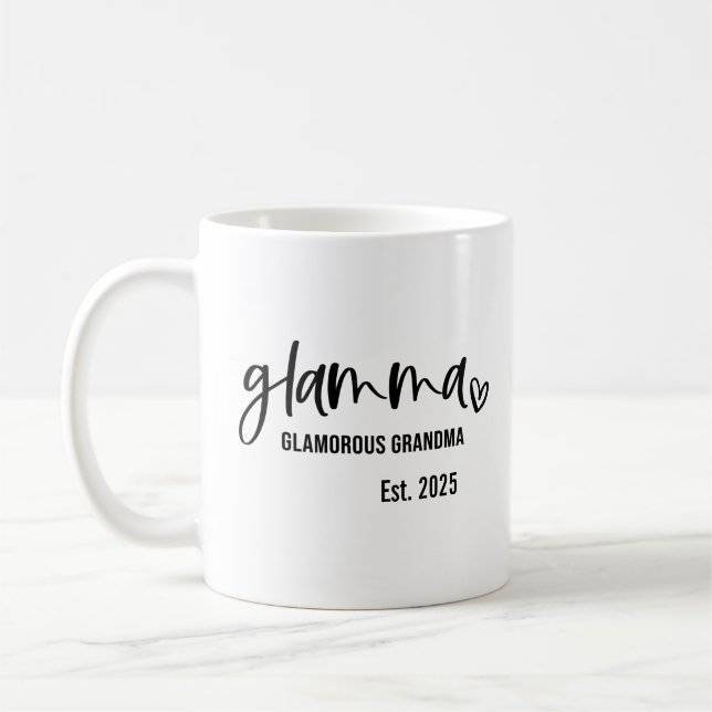Mug Glamma Grandma Glamourous Créée 2025 (Gauche)