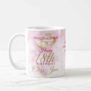 Mug Glamour Grandgirl 18e Anniversaire Balloon