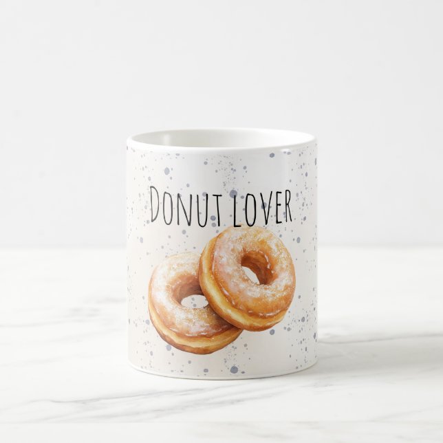 Mug Glazed Donuts Sweet Treats (Centre)
