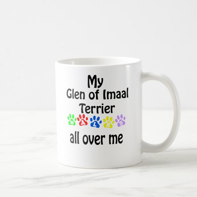 Mug Glen of Imaal Terrier Walks Design (Droite)