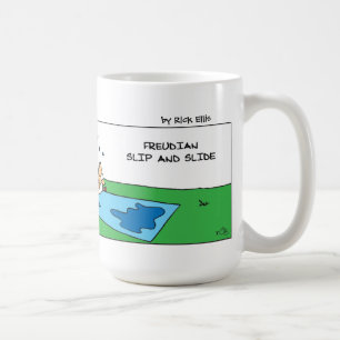 Mug Glissade freudienne drôle et amusante