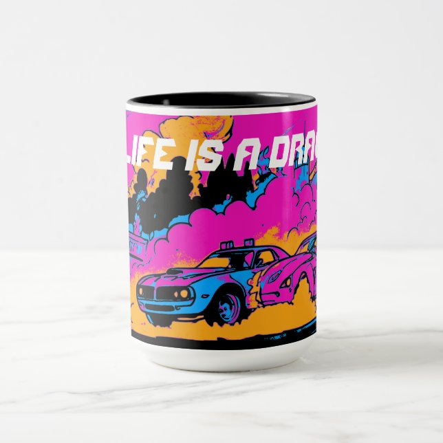 Mug Glisser-Racing Burn-Out - Glisser-racing Cars (Centre)