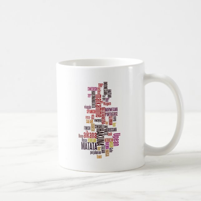 Mug Global Groove : Hakuna Matata dans chaque langue (Droite)