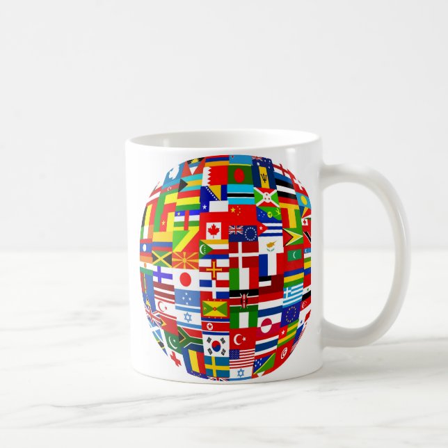Mug Globe de drapeau (Droite)