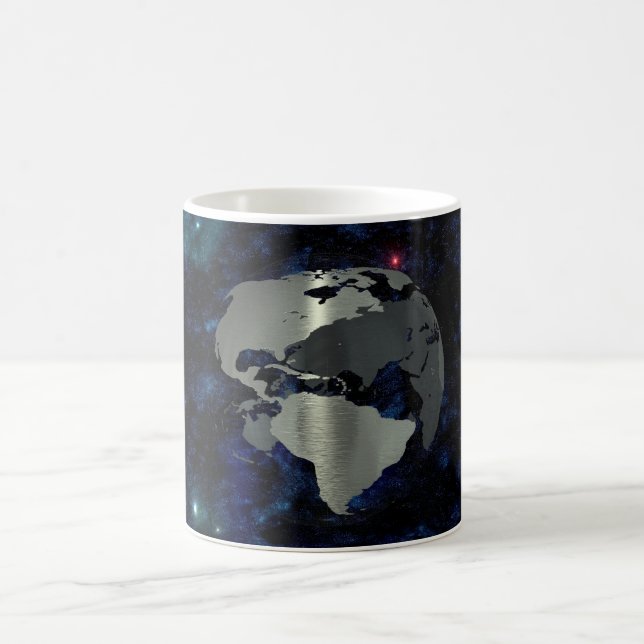 Mug Globe de la terre en métal (Centre)