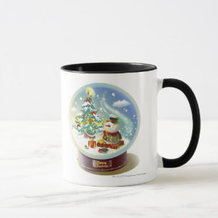 Mug Globe de neige avec le bonhomme de neige et