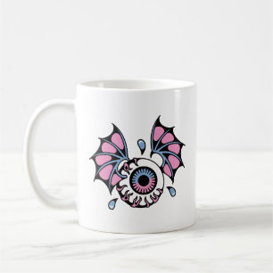 Mug Globe oculaire gothique avec ailes