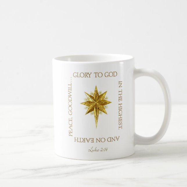 Mug Gloire à Dieu pour Noël (Droite)