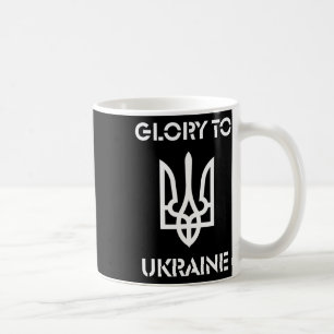Mug Gloire à l'Ukraine blason inspiré de Zelensky De