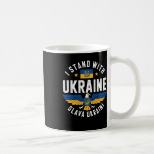 Mug Gloire à l'Ukraine Dessin d'aigle Pro-Ukraine Libe