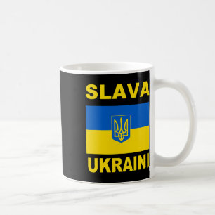 Mug Gloire à l'Ukraine Soutien au drapeau ukrainien F