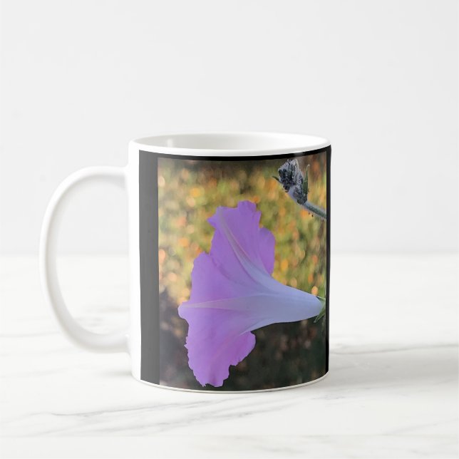 Mug Gloire du matin scintillante rose et or (Gauche)
