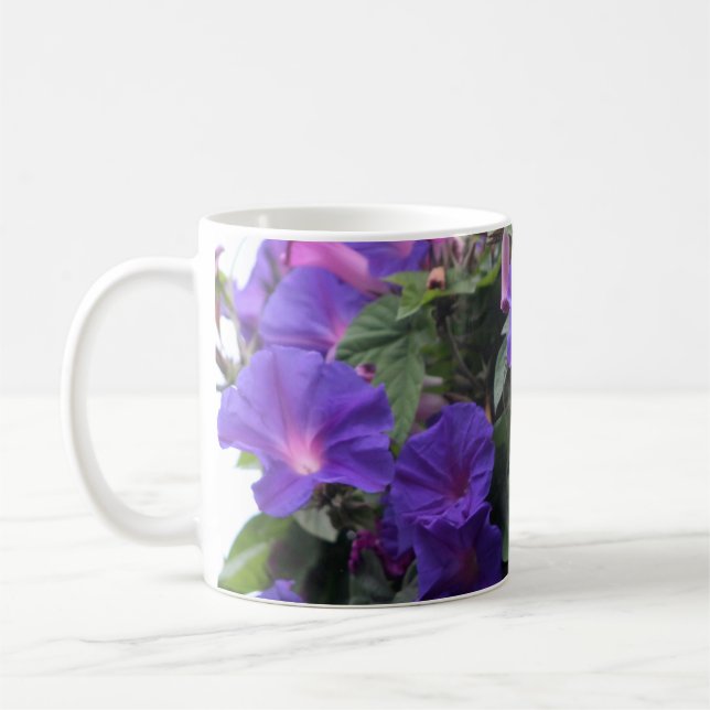 Mug Glorieuses du matin de printemps en bleu (Gauche)