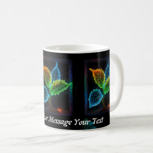Mug Glow of Gaia : L'essence de la feuille de néon