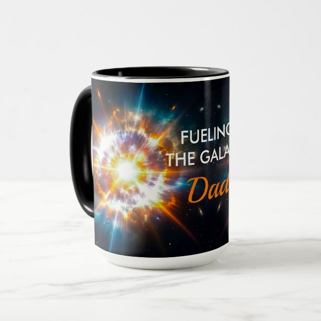 Mug Glowing Supernova Energy Cosmic Space Science (Devant gauche)